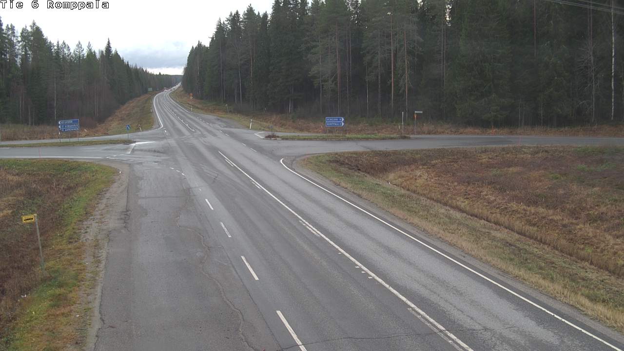Weather Camera Image Road 6 Kontiolahti, Romppala, Kontiolahti, Pohjois-Karjala