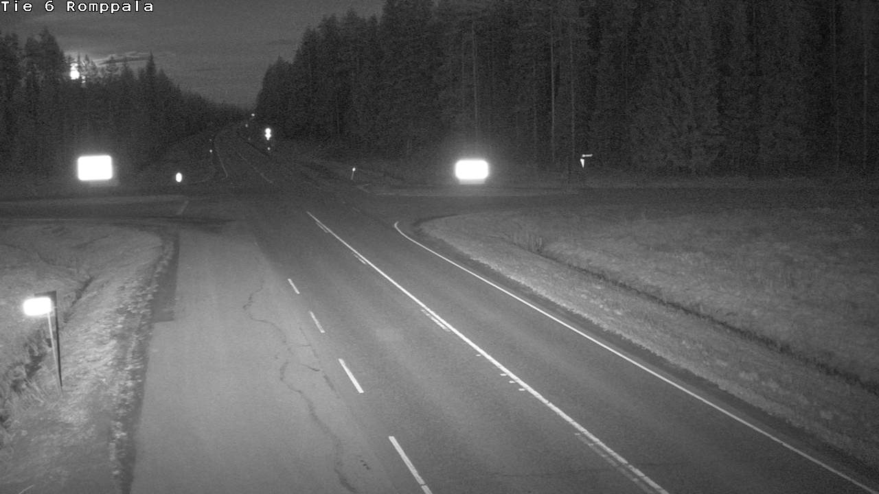 Weather Camera Image Road 6 Kontiolahti, Romppala, Kontiolahti, Pohjois-Karjala