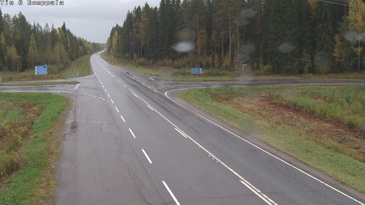Weather Camera Image Road 6 Kontiolahti, Romppala, Kontiolahti, Pohjois-Karjala