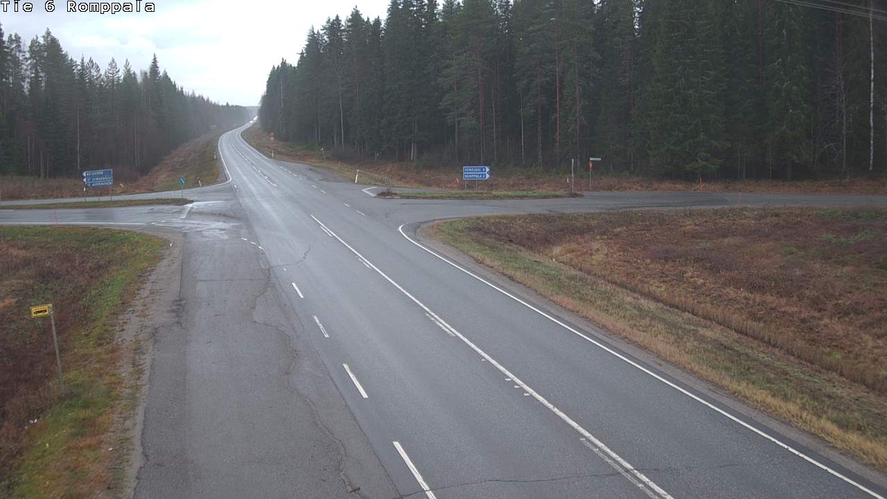 Kelikamerat Kuva Tie 6 Kontiolahti, Romppala, Kontiolahti, Pohjois-Karjala