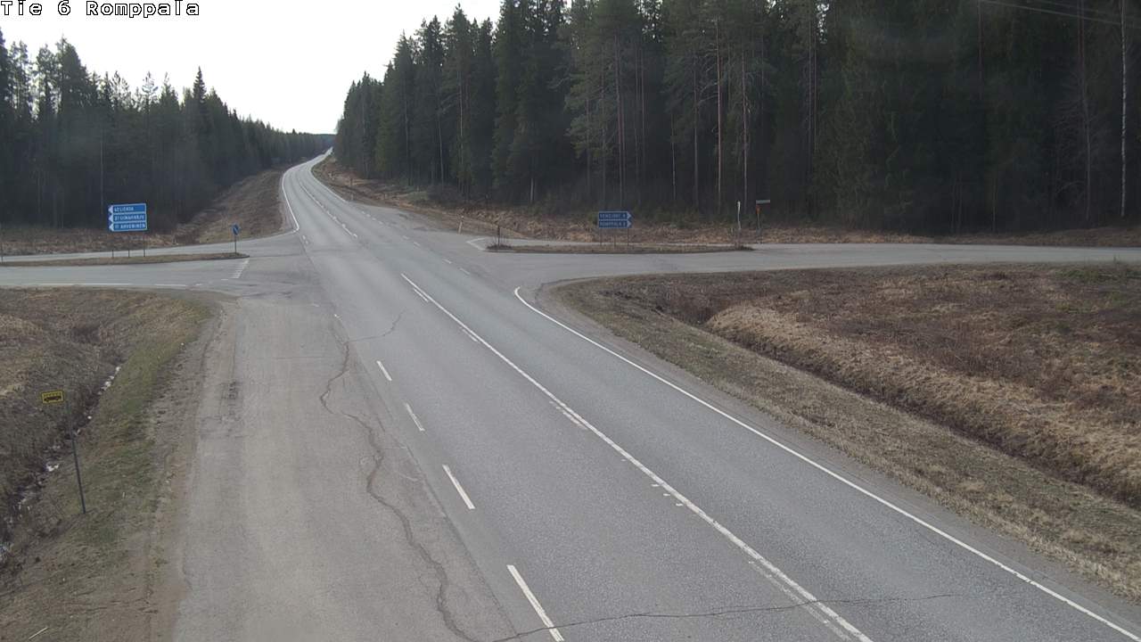 Kelikamerat Kuva Tie 6 Kontiolahti, Romppala, Kontiolahti, Pohjois-Karjala