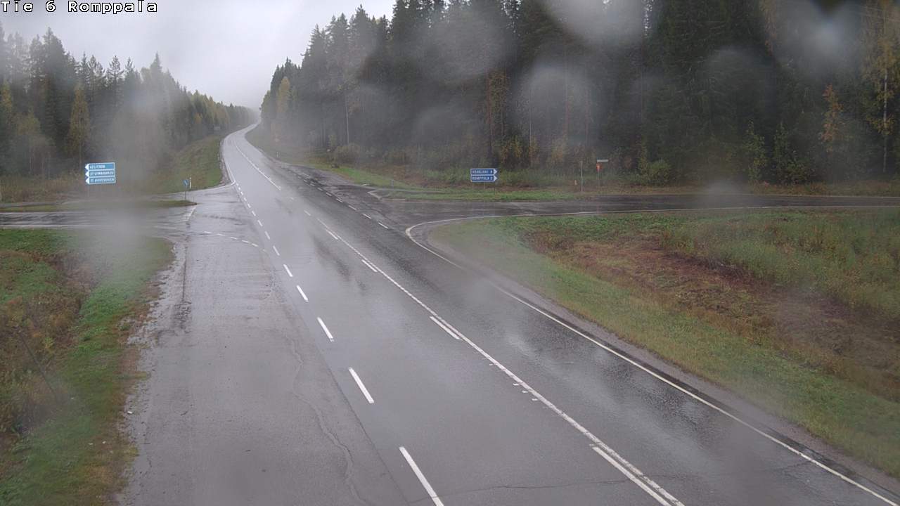 Weather Camera Image Road 6 Kontiolahti, Romppala, Kontiolahti, Pohjois-Karjala