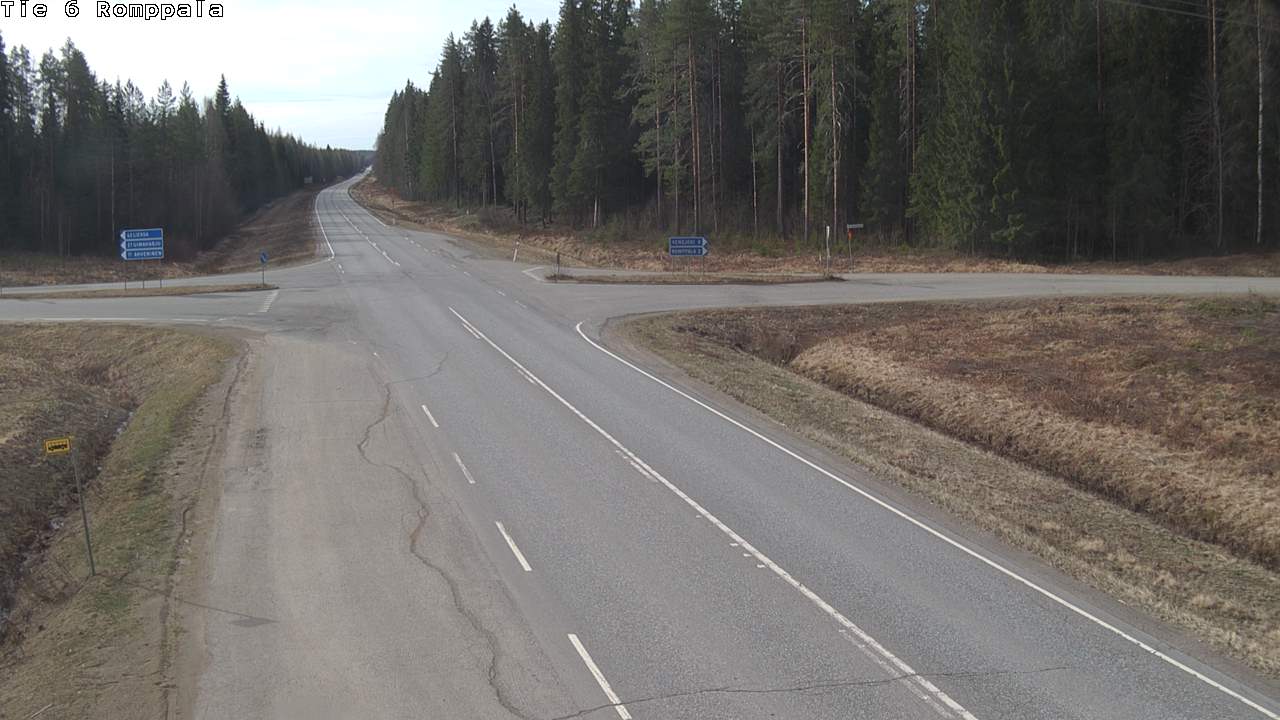 Kelikamerat Kuva Tie 6 Kontiolahti, Romppala, Kontiolahti, Pohjois-Karjala