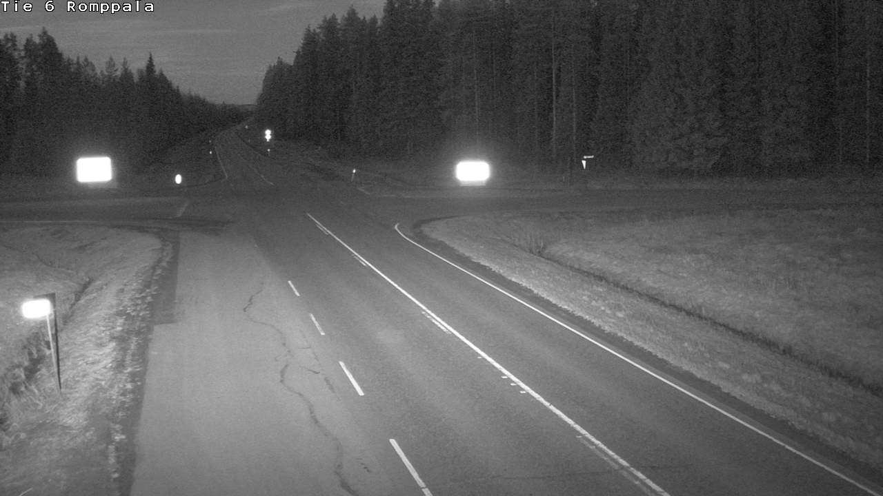 Weather Camera Image Road 6 Kontiolahti, Romppala, Kontiolahti, Pohjois-Karjala