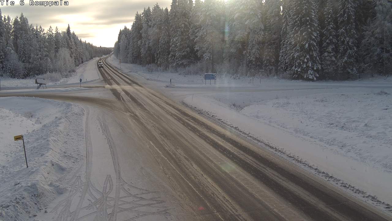 Weather Camera Image Väg 6 Kontiolax, Romppala, Kontiolahti, Pohjois-Karjala