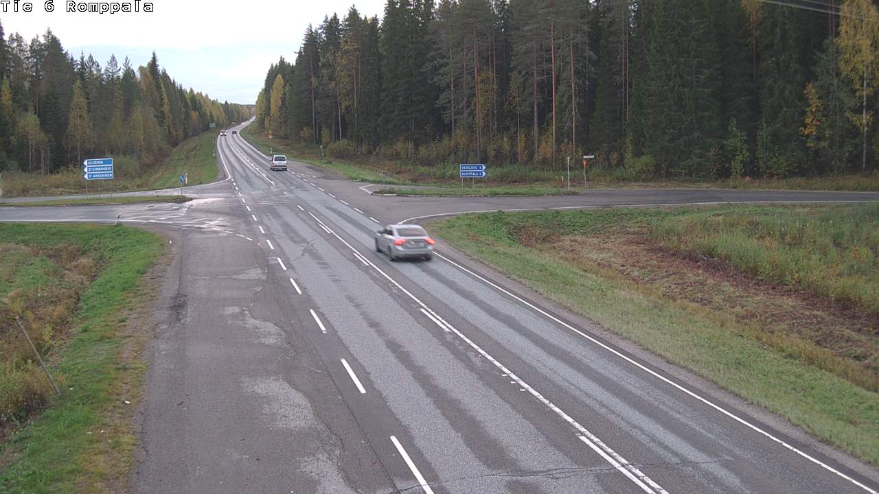 Weather Camera Image Road 6 Kontiolahti, Romppala, Kontiolahti, Pohjois-Karjala
