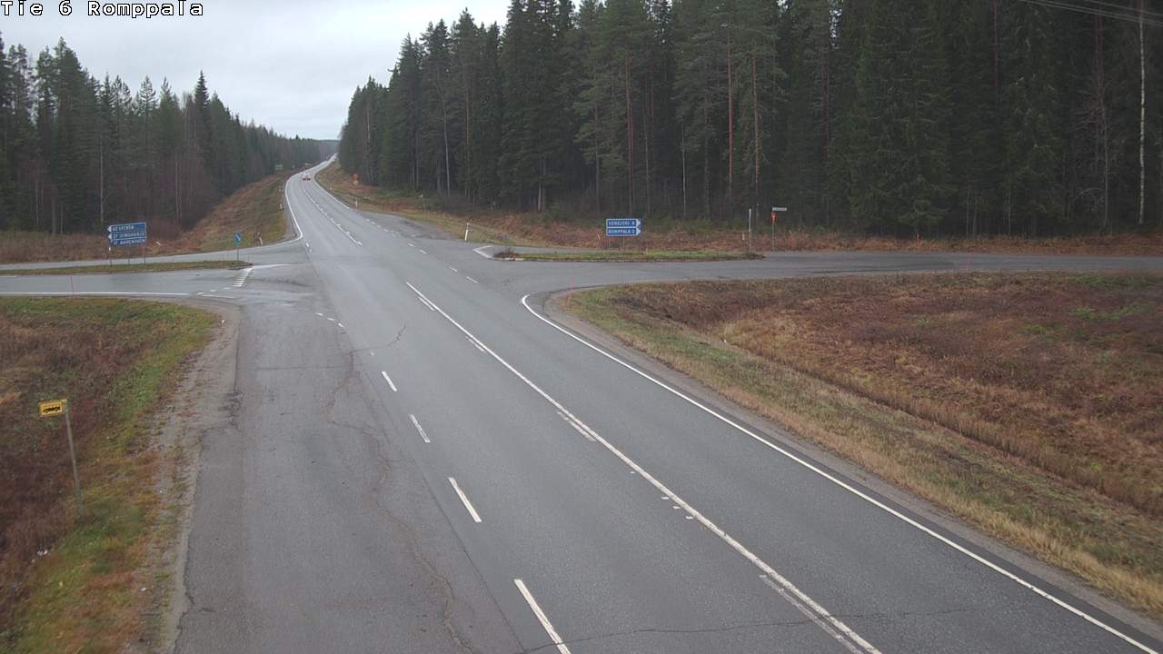 Kelikamerat Kuva Tie 6 Kontiolahti, Romppala, Kontiolahti, Pohjois-Karjala