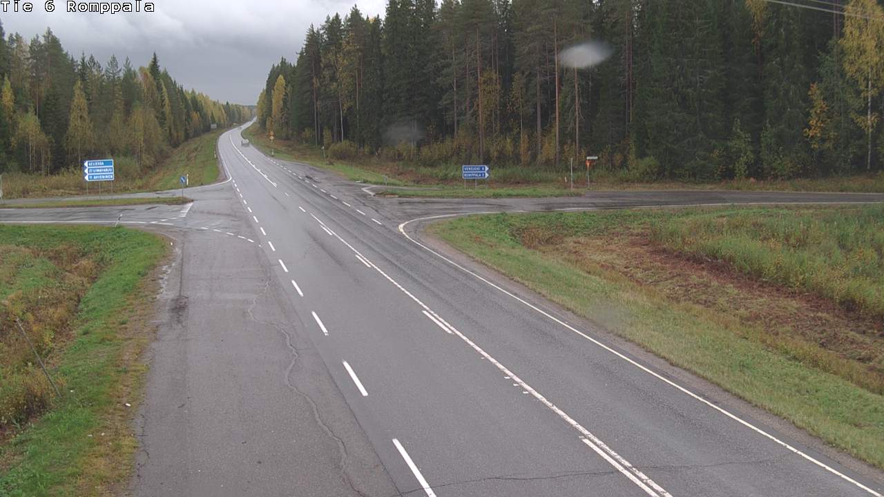 Weather Camera Image Road 6 Kontiolahti, Romppala, Kontiolahti, Pohjois-Karjala