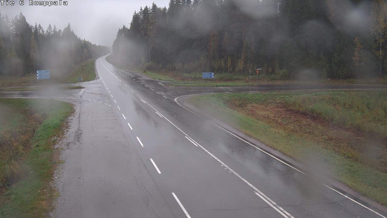 Weather Camera Image Väg 6 Kontiolax, Romppala, Kontiolahti, Pohjois-Karjala