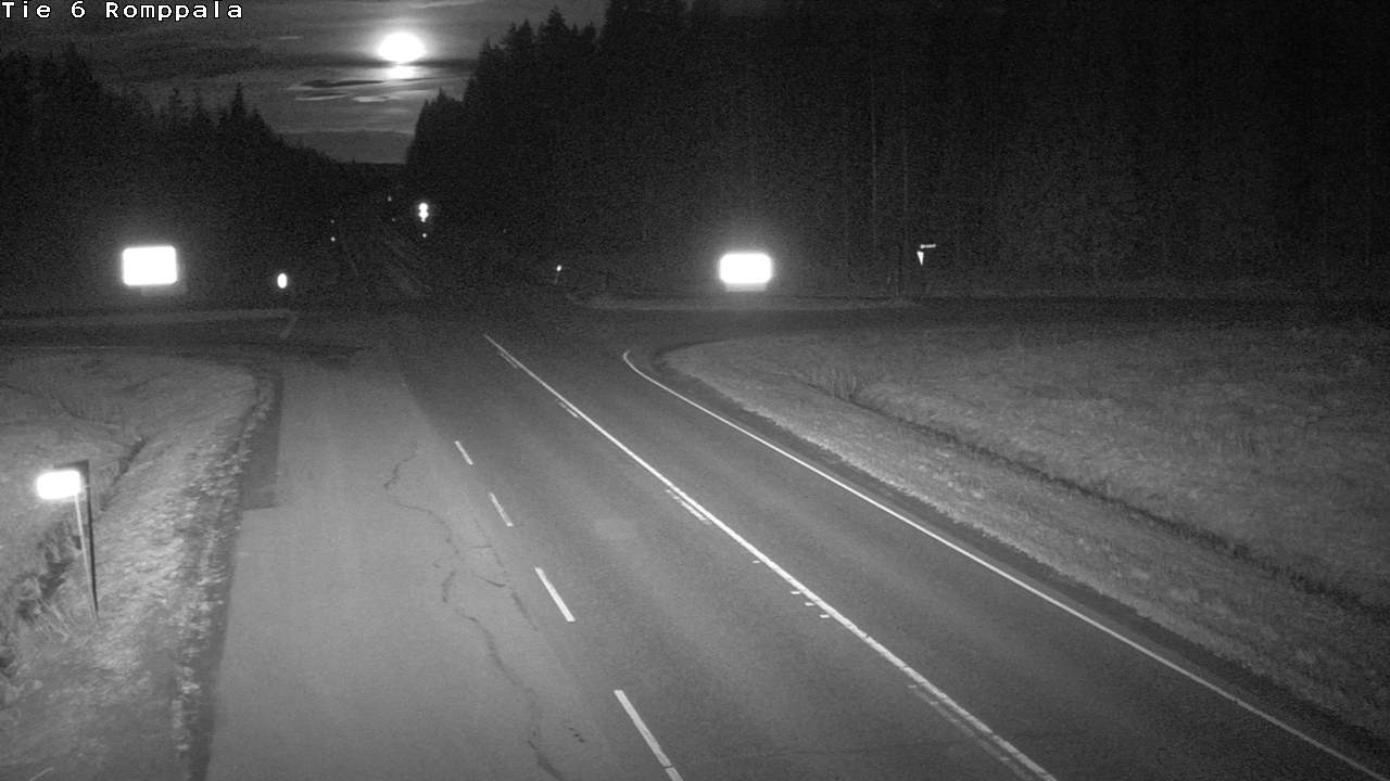 Weather Camera Image Road 6 Kontiolahti, Romppala, Kontiolahti, Pohjois-Karjala