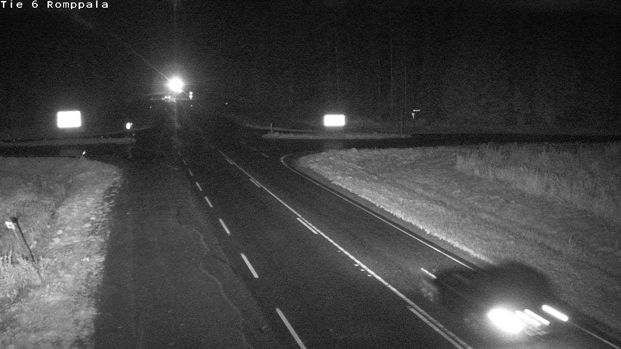 Weather Camera Image Road 6 Kontiolahti, Romppala, Kontiolahti, Pohjois-Karjala