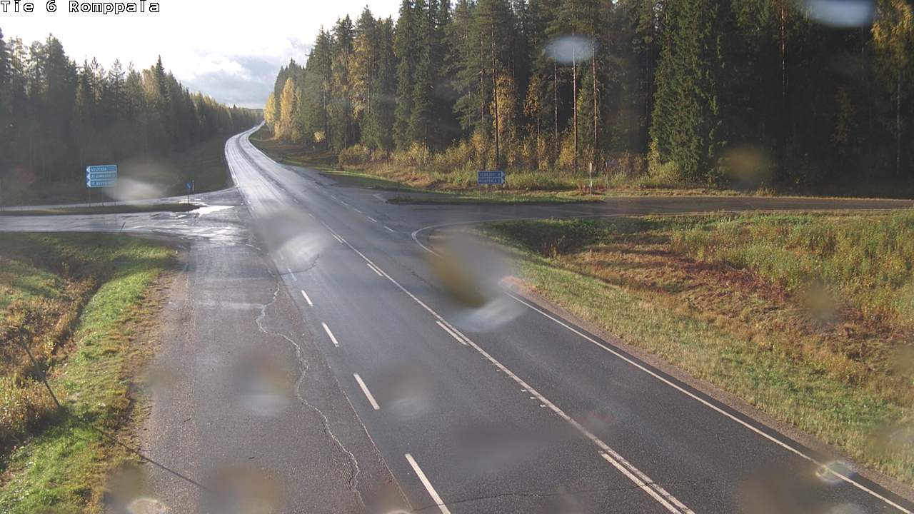 Weather Camera Image Road 6 Kontiolahti, Romppala, Kontiolahti, Pohjois-Karjala