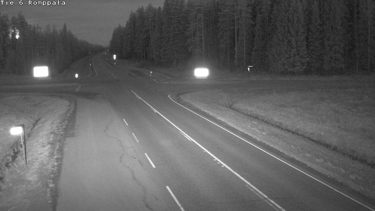 Weather Camera Image Road 6 Kontiolahti, Romppala, Kontiolahti, Pohjois-Karjala