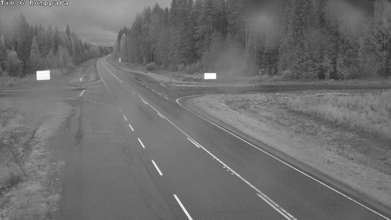 Weather Camera Image Road 6 Kontiolahti, Romppala, Kontiolahti, Pohjois-Karjala