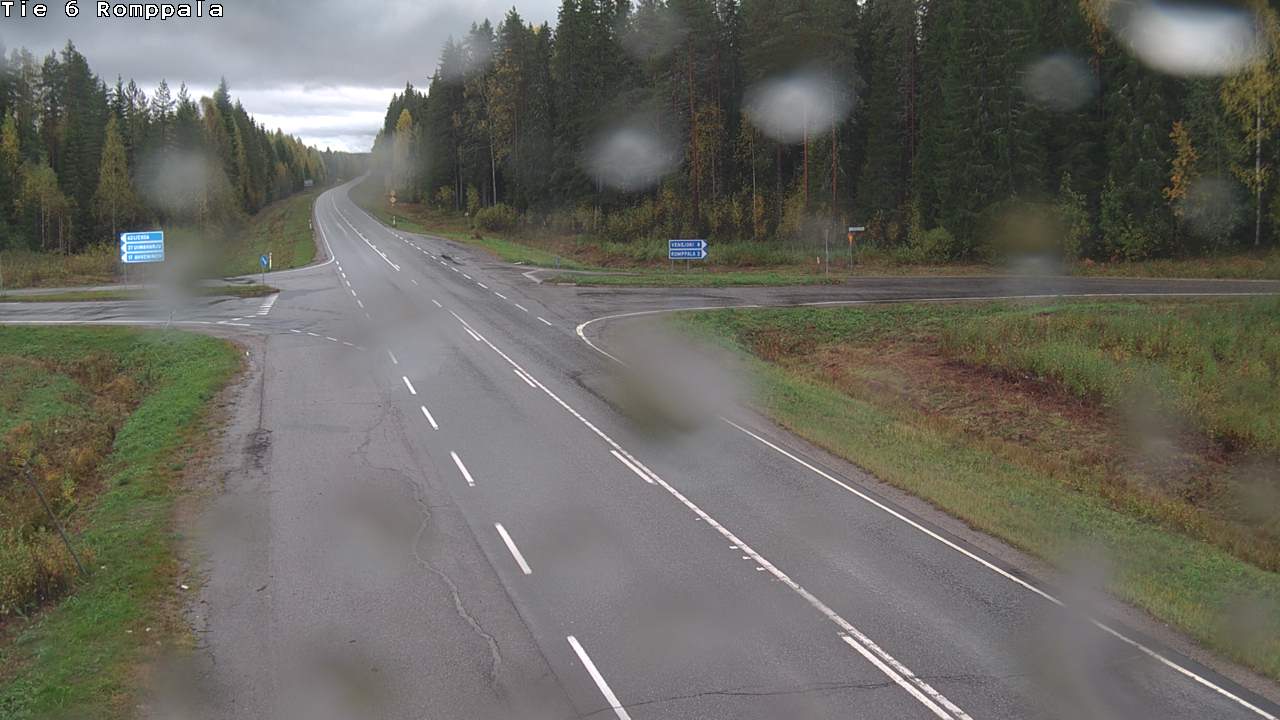 Weather Camera Image Road 6 Kontiolahti, Romppala, Kontiolahti, Pohjois-Karjala