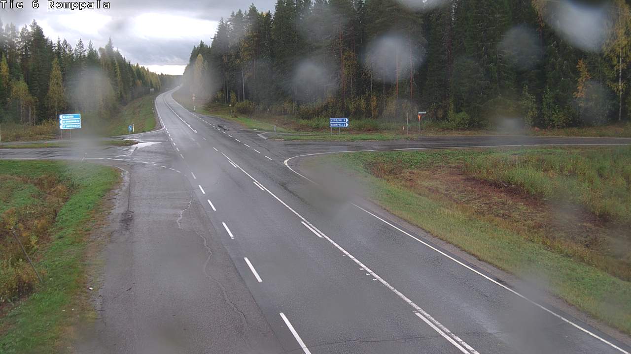 Weather Camera Image Road 6 Kontiolahti, Romppala, Kontiolahti, Pohjois-Karjala
