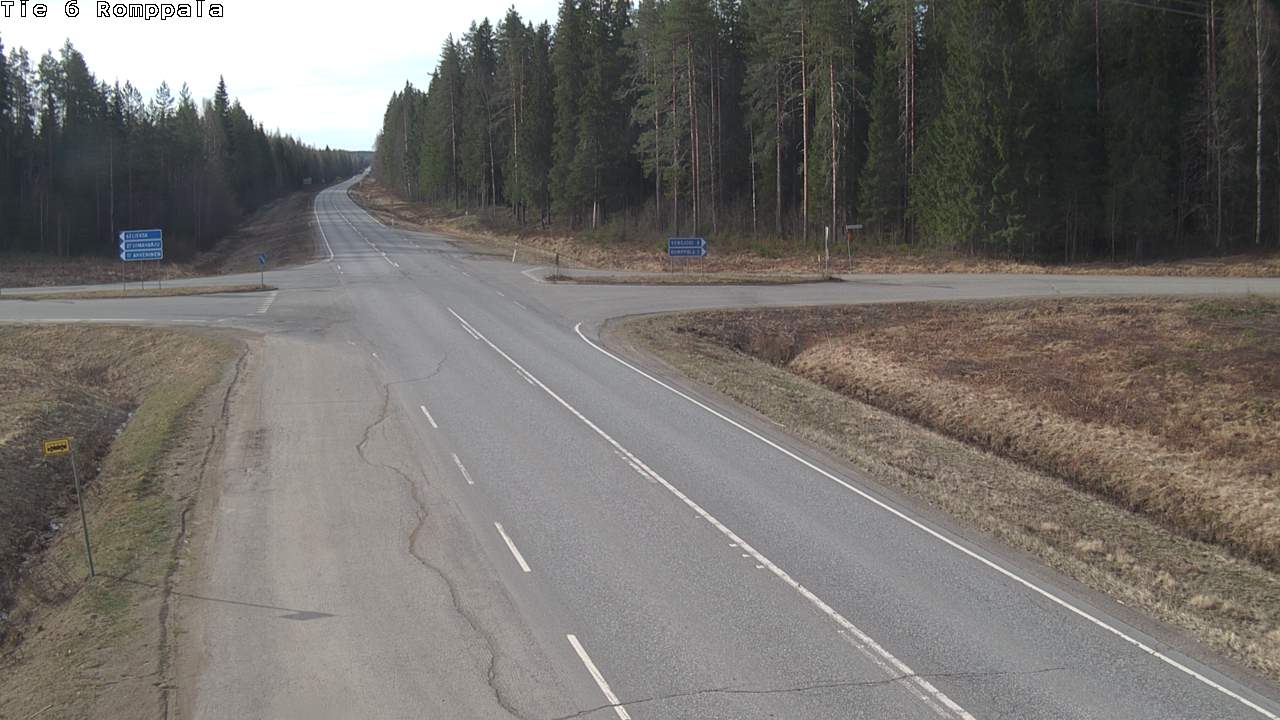 Kelikamerat Kuva Tie 6 Kontiolahti, Romppala, Kontiolahti, Pohjois-Karjala