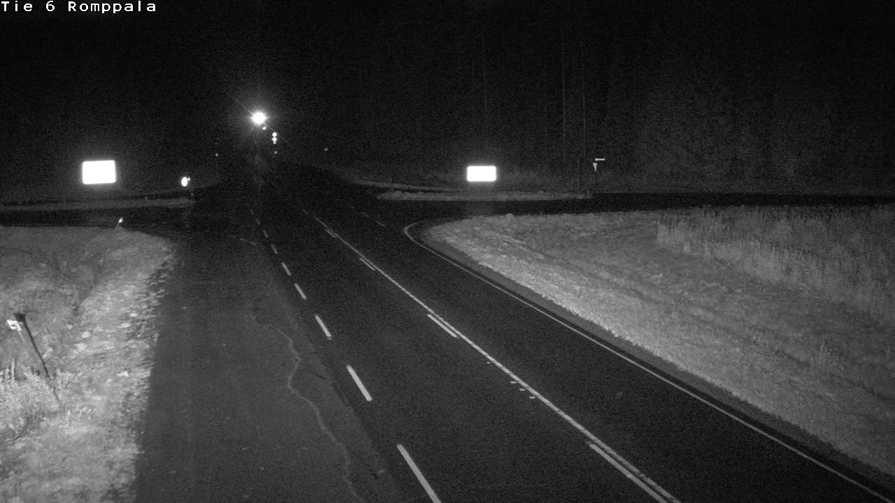 Weather Camera Image Road 6 Kontiolahti, Romppala, Kontiolahti, Pohjois-Karjala
