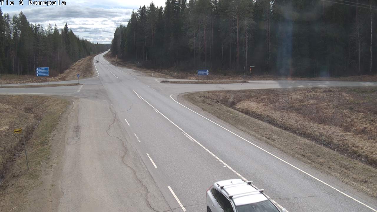 Weather Camera Image Road 6 Kontiolahti, Romppala, Kontiolahti, Pohjois-Karjala
