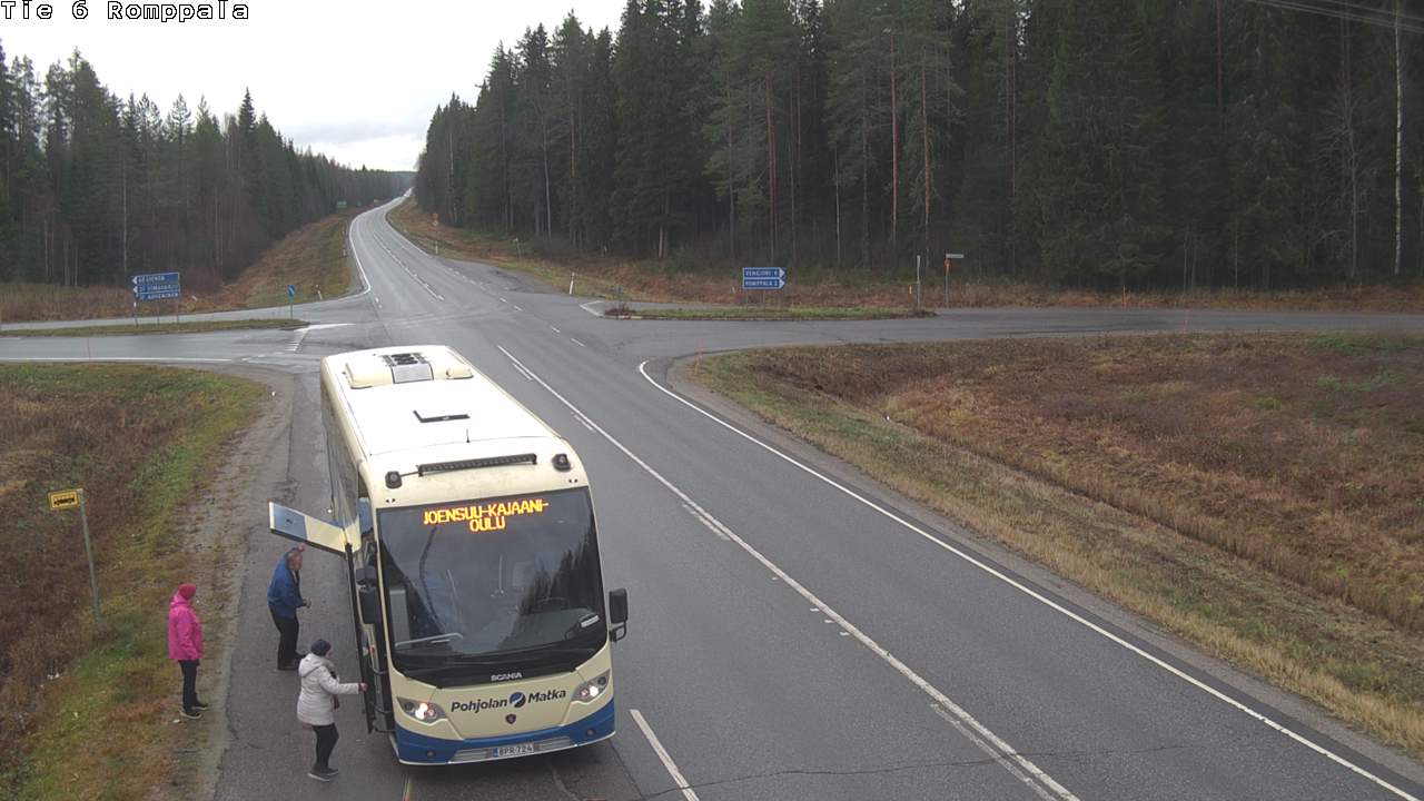 Kelikamerat Kuva Tie 6 Kontiolahti, Romppala, Kontiolahti, Pohjois-Karjala