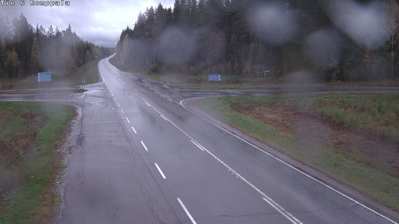 Weather Camera Image Road 6 Kontiolahti, Romppala, Kontiolahti, Pohjois-Karjala