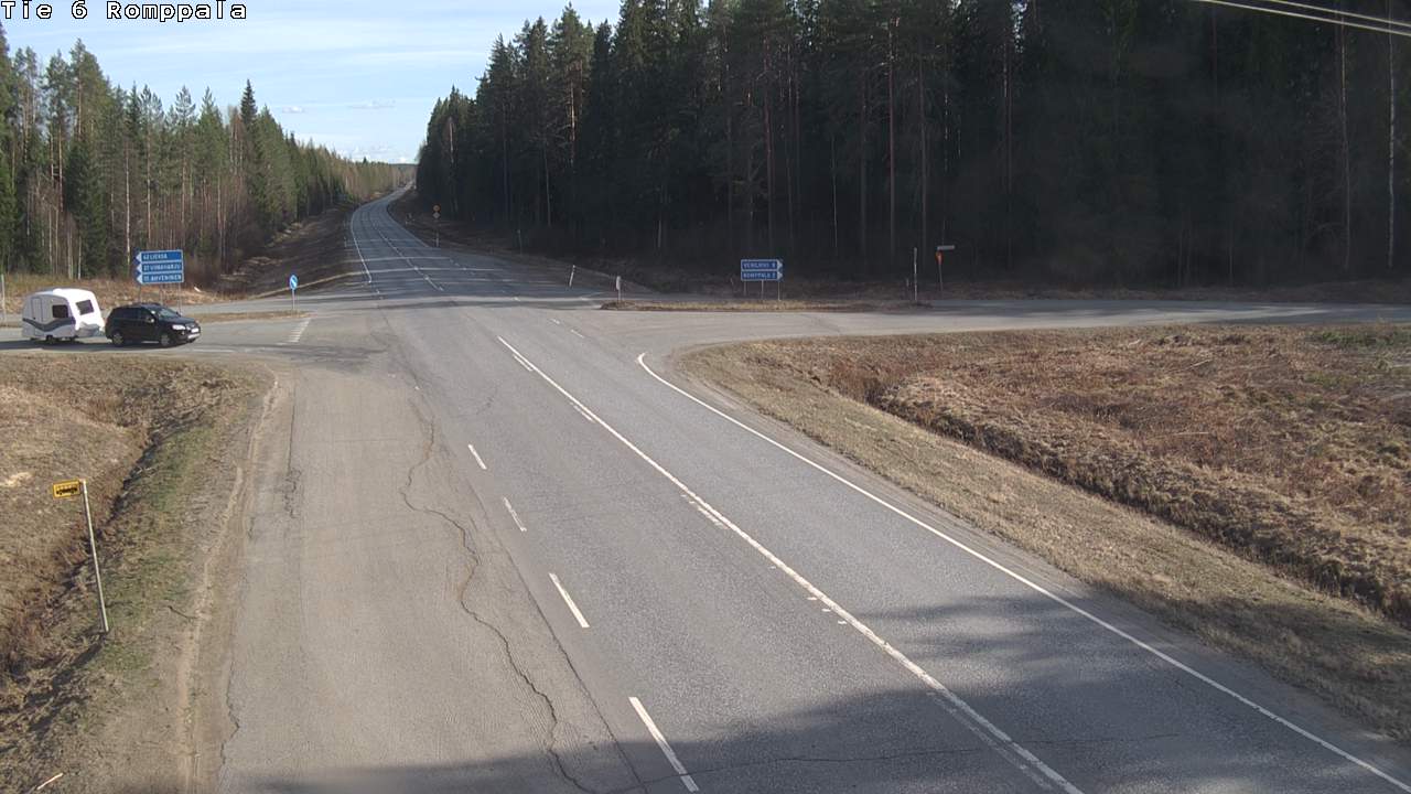 Weather Camera Image Road 6 Kontiolahti, Romppala, Kontiolahti, Pohjois-Karjala