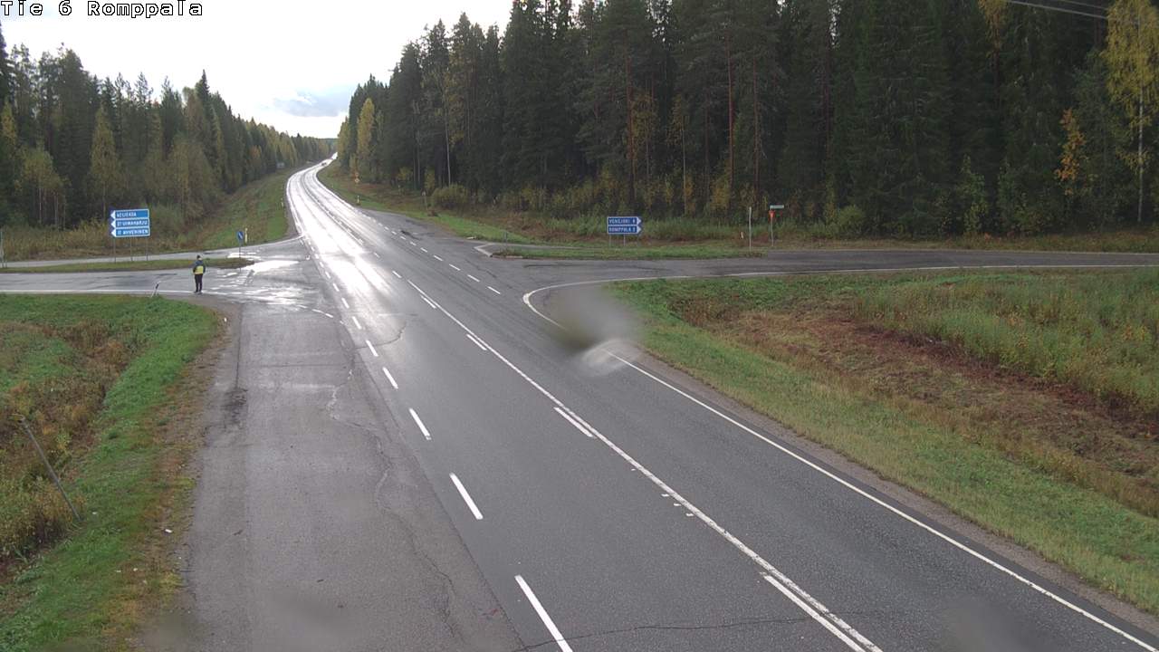 Weather Camera Image Road 6 Kontiolahti, Romppala, Kontiolahti, Pohjois-Karjala
