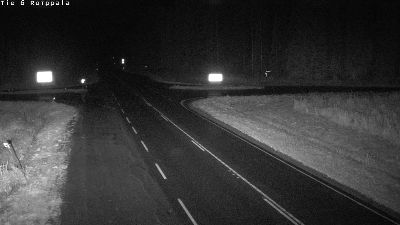 Weather Camera Image Road 6 Kontiolahti, Romppala, Kontiolahti, Pohjois-Karjala