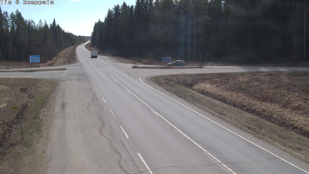 Kelikamerat Kuva Tie 6 Kontiolahti, Romppala, Kontiolahti, Pohjois-Karjala