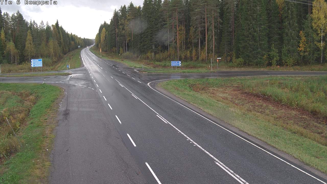 Weather Camera Image Road 6 Kontiolahti, Romppala, Kontiolahti, Pohjois-Karjala