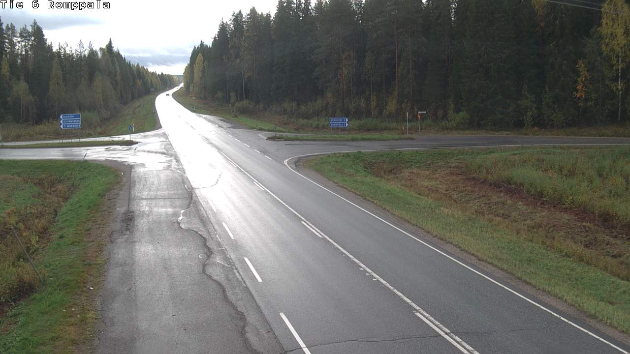 Weather Camera Image Road 6 Kontiolahti, Romppala, Kontiolahti, Pohjois-Karjala