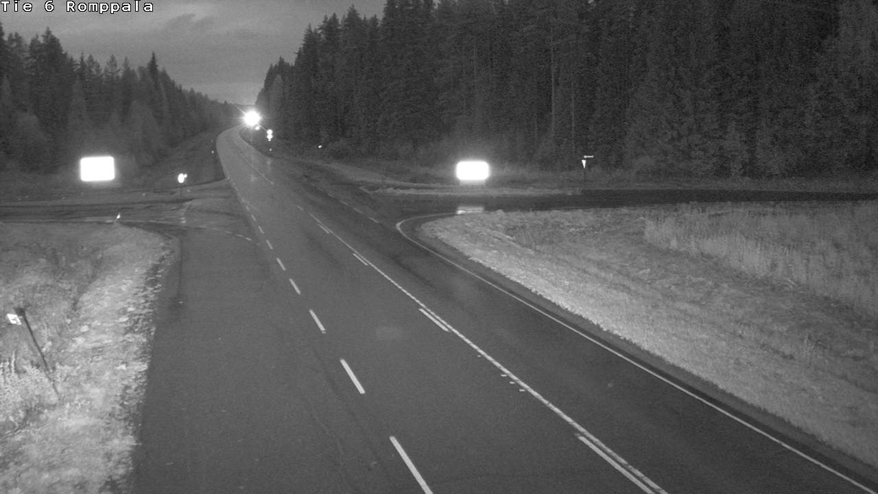 Weather Camera Image Road 6 Kontiolahti, Romppala, Kontiolahti, Pohjois-Karjala