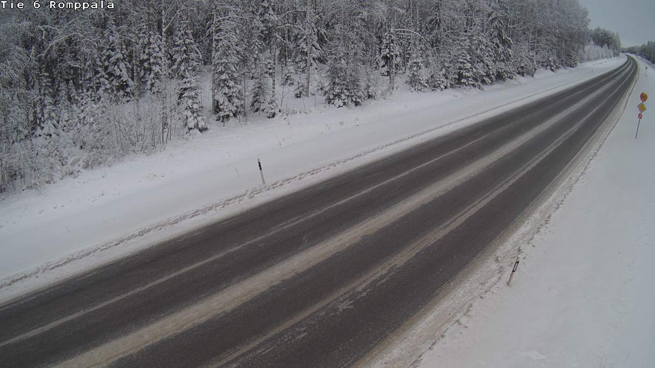 Weather Camera Image Road 6 Kontiolahti, Romppala, Kontiolahti, Pohjois-Karjala