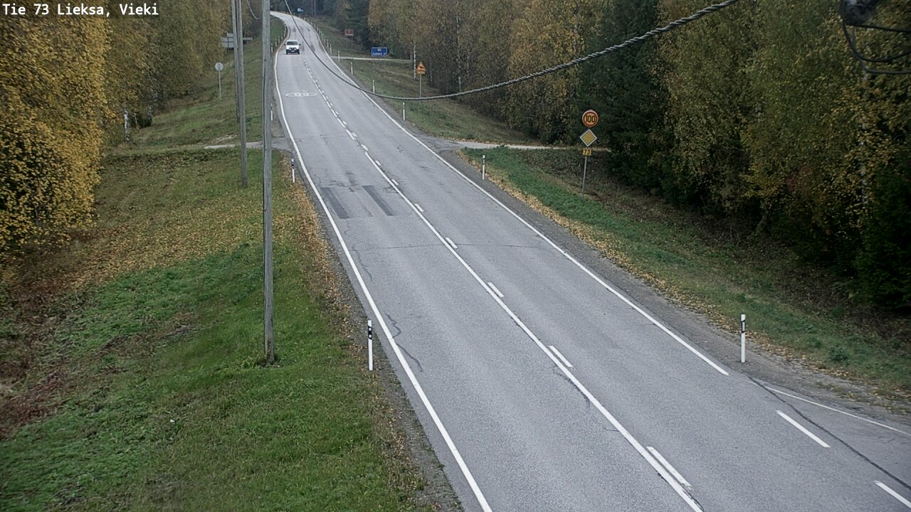 Weather Camera Image Väg 73 Lieksa, Vieki, Lieksa, Pohjois-Karjala