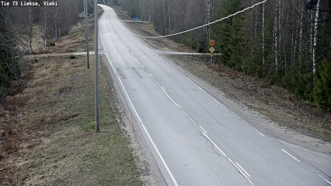 Kelikamerat Kuva Tie 73 Lieksa; Vieki, Lieksa, Pohjois-Karjala