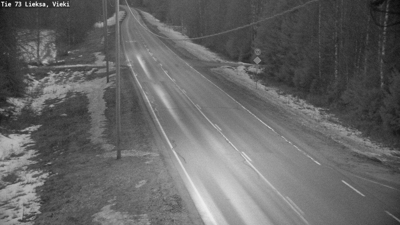 Weather Camera Image Road 73 Lieksa, Vieki, Lieksa, Pohjois-Karjala