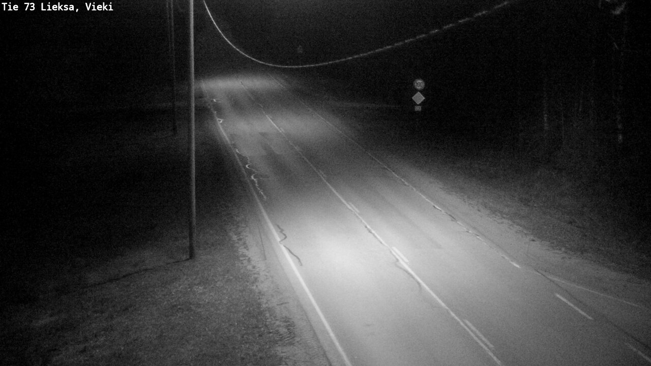 Weather Camera Image Väg 73 Lieksa, Vieki, Lieksa, Pohjois-Karjala
