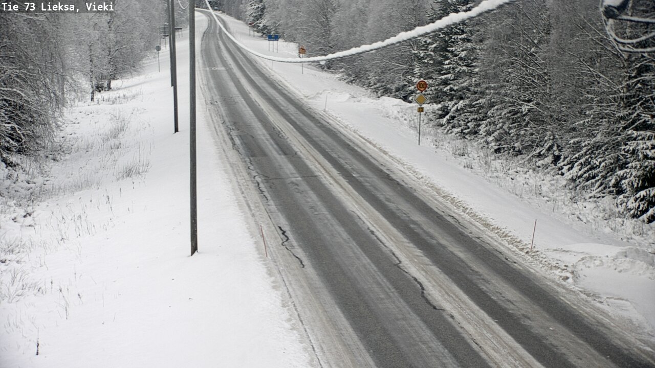 Kelikamerat Kuva Tie 73 Lieksa; Vieki, Lieksa, Pohjois-Karjala