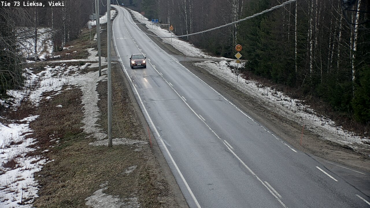 Weather Camera Image Road 73 Lieksa, Vieki, Lieksa, Pohjois-Karjala