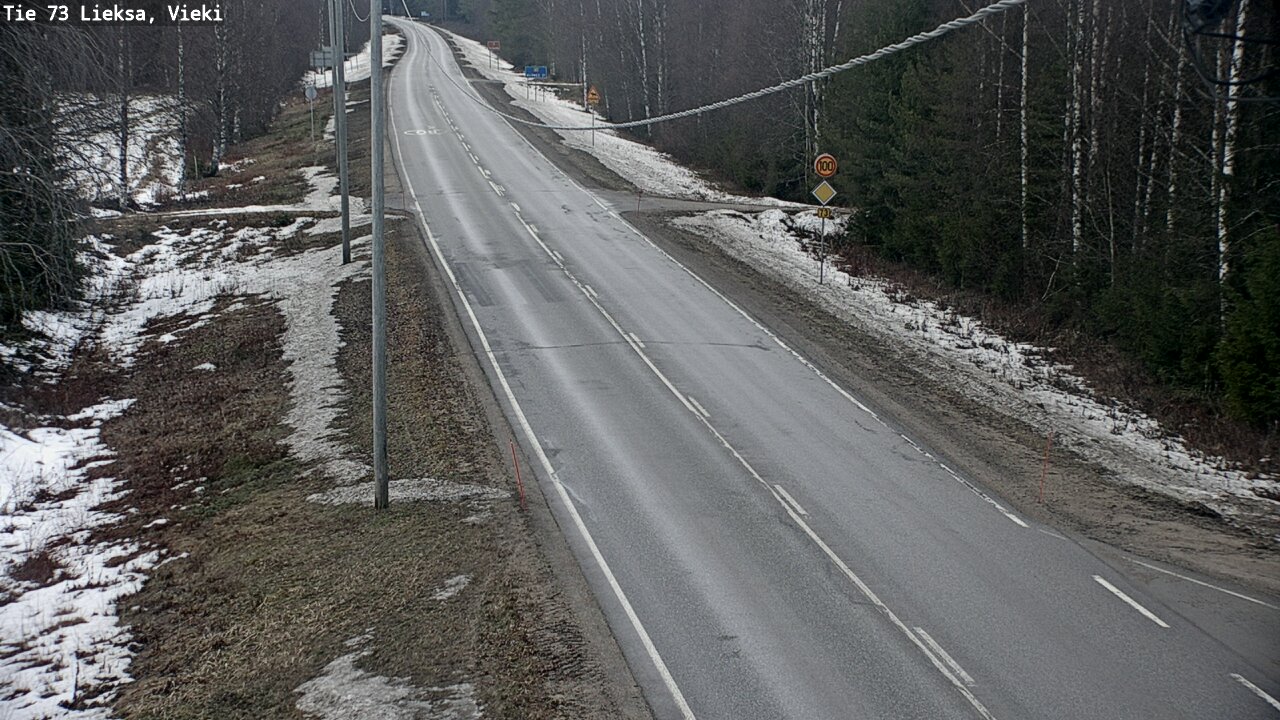 Weather Camera Image Road 73 Lieksa, Vieki, Lieksa, Pohjois-Karjala