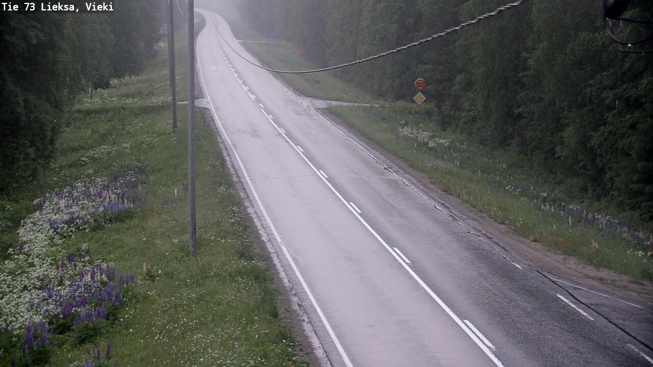 Kelikamerat Kuva Tie 73 Lieksa; Vieki, Lieksa, Pohjois-Karjala