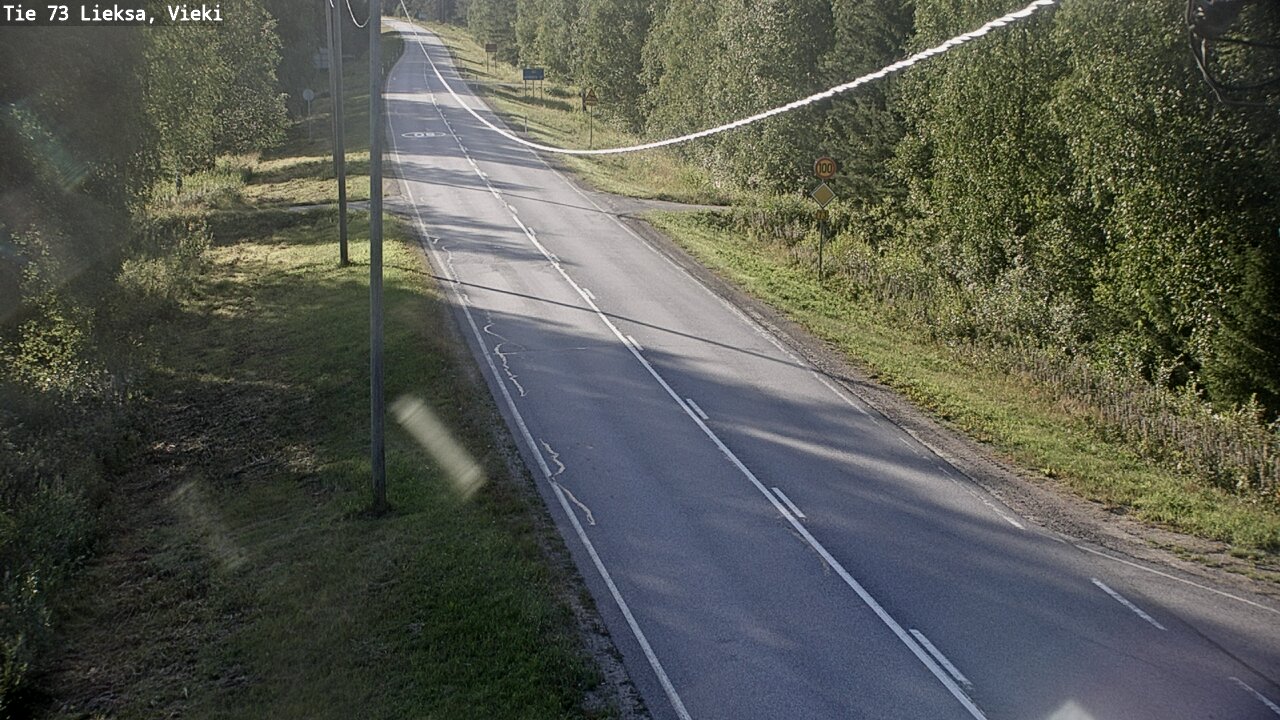 Kelikamerat Kuva Tie 73 Lieksa; Vieki, Lieksa, Pohjois-Karjala