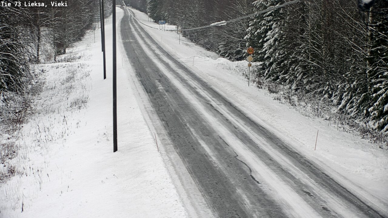 Weather Camera Image Road 73 Lieksa, Vieki, Lieksa, Pohjois-Karjala