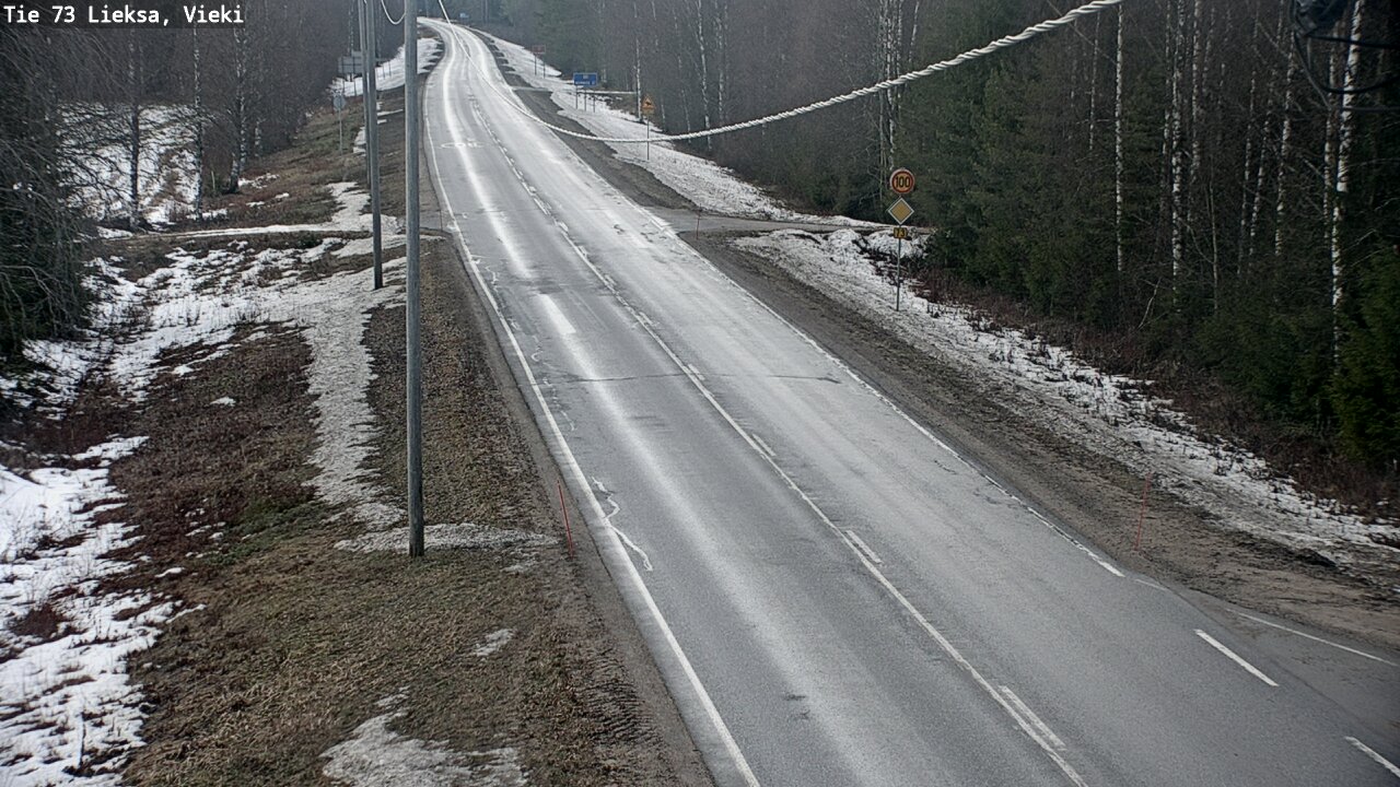 Weather Camera Image Road 73 Lieksa, Vieki, Lieksa, Pohjois-Karjala