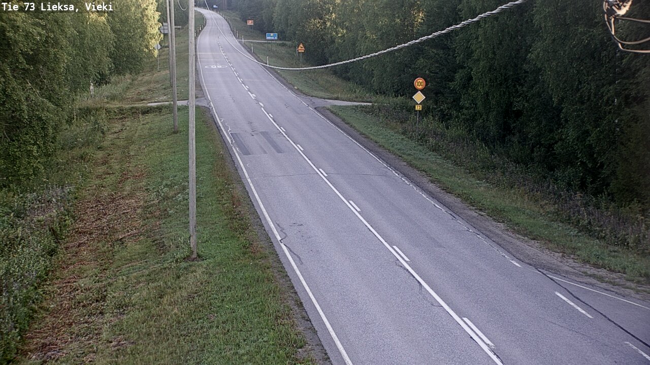 Kelikamerat Kuva Tie 73 Lieksa; Vieki, Lieksa, Pohjois-Karjala