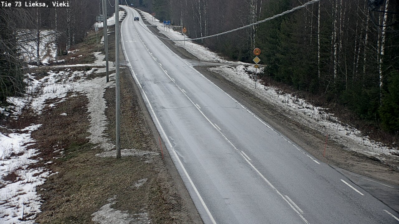 Weather Camera Image Road 73 Lieksa, Vieki, Lieksa, Pohjois-Karjala