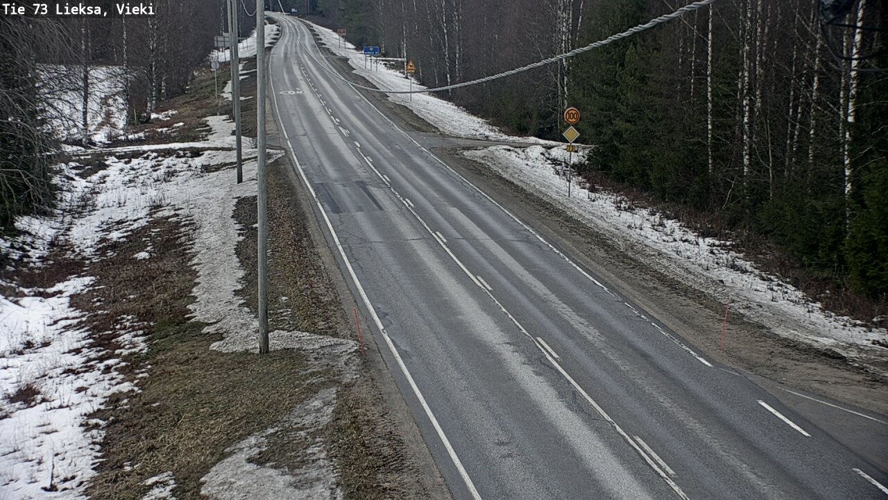 Kelikamerat Kuva Tie 73 Lieksa; Vieki, Lieksa, Pohjois-Karjala