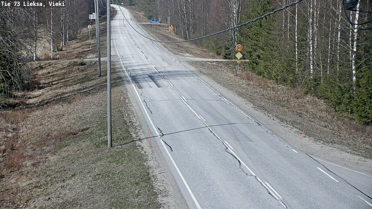 Kelikamerat Kuva Tie 73 Lieksa; Vieki, Lieksa, Pohjois-Karjala