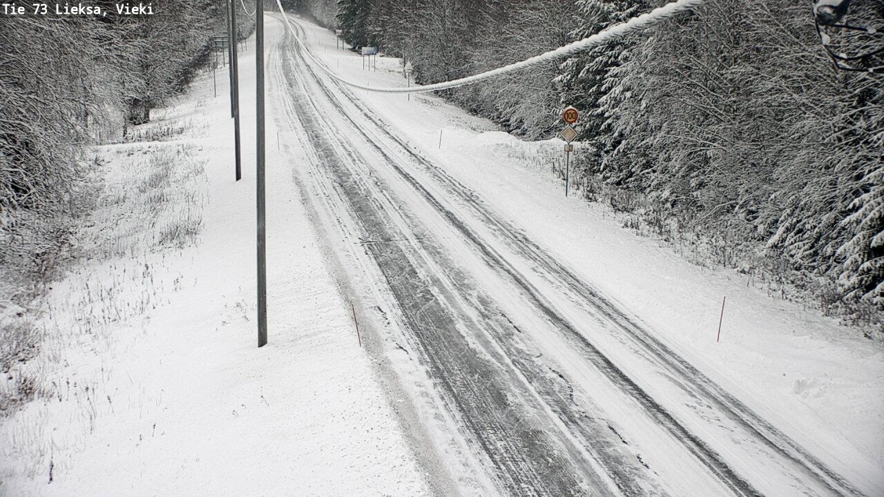 Kelikamerat Kuva Tie 73 Lieksa; Vieki, Lieksa, Pohjois-Karjala