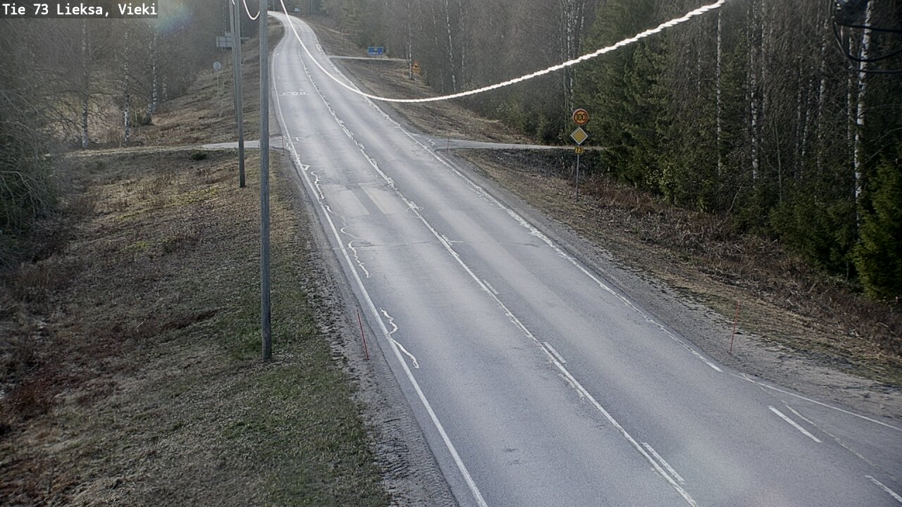 Kelikamerat Kuva Tie 73 Lieksa; Vieki, Lieksa, Pohjois-Karjala